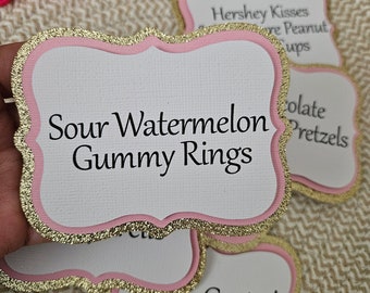 Candy sweet table tags-dessert table cards-dessert table tags-candy dessert tags cards-candy menu tags-sweet table tags cards-sweet table