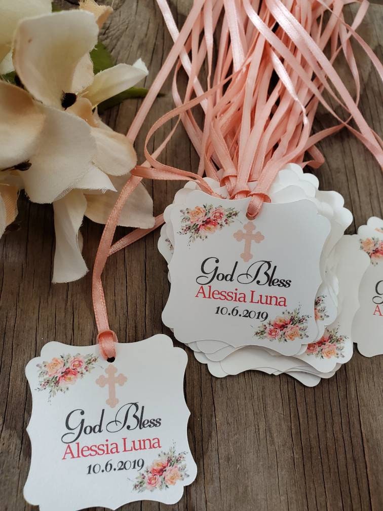 God Bless Tags-God Bless Favor Tags-God Bless girl tags-God | Etsy