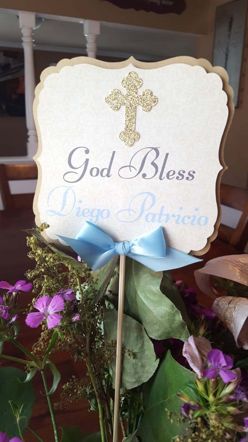 Baptism Boy Girl Centerpiece-communion Centerpiece-baptism - Etsy