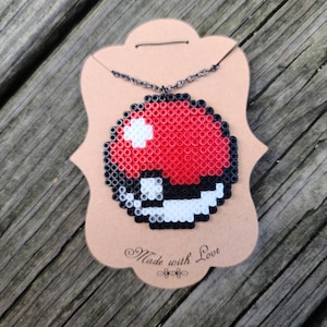 P O K E B A L L Custom Pixel Necklace
