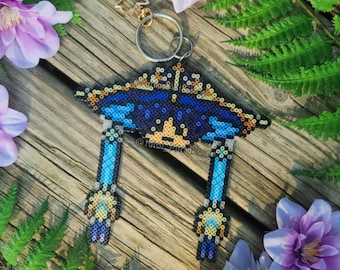 S C A R A M O U C H E Pixel Keychain