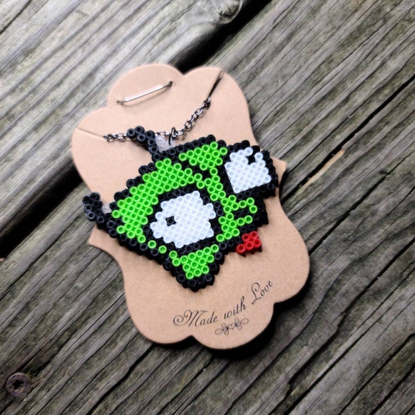 Invader Zim Gir Necklace