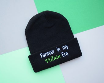 VILLAIN ERA Custom Embroidered Beanie