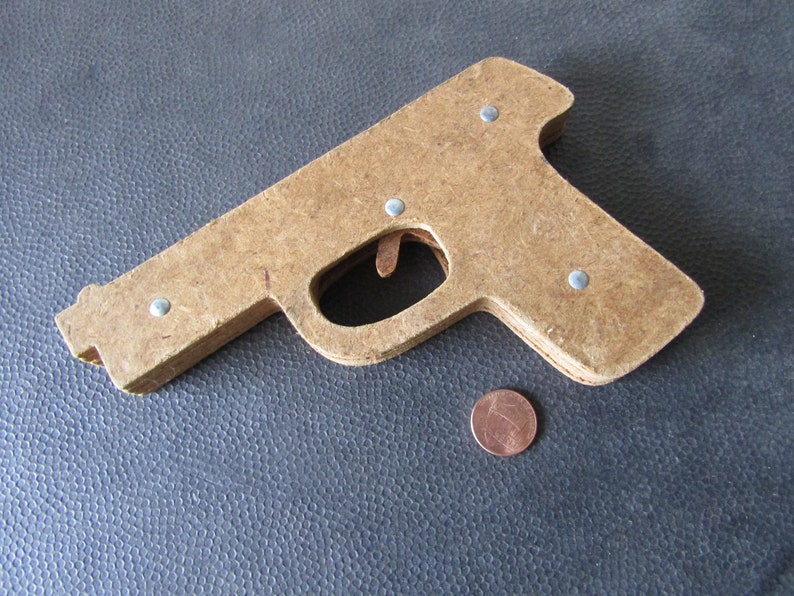 Wooden Toy Gun Vintage Toy Gun Handmade Toy Pistol Click Etsy