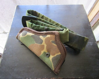 Camoflauge Holster and Shoulder Strap, Hunting Equipment, Camo Gear