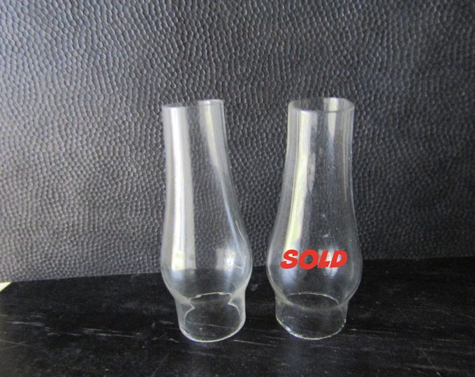Small Glass Chimneys, Mini Oil Lamp Chimneys, Miniature Chimney for