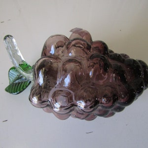 Hand Blown Glass Grapes