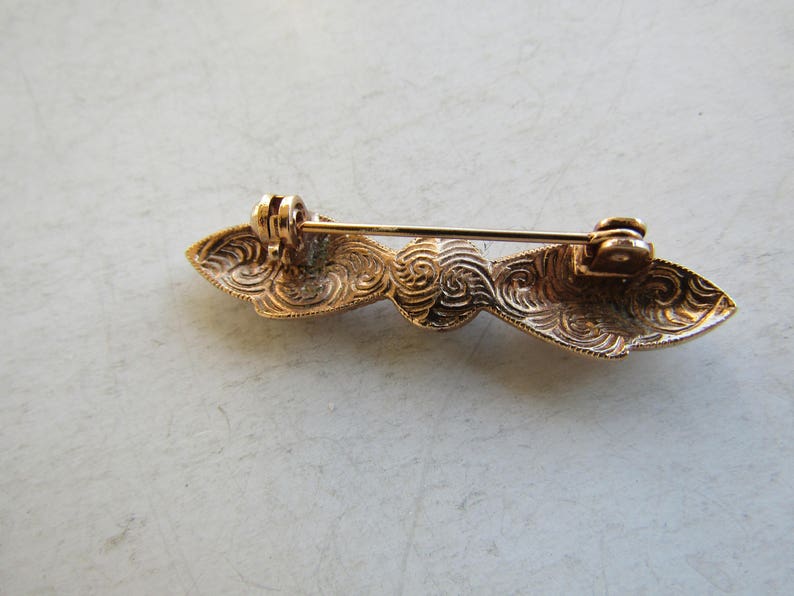 Antique Brass Brooch
