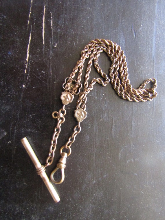 Antique Gold-Fill Watch Chain