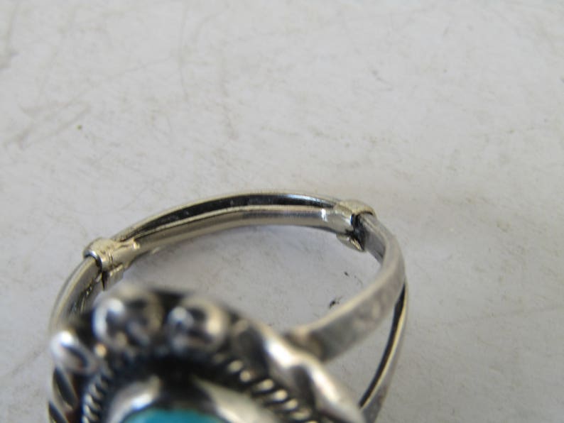 Sterling Turquoise Ring Sz.5 12