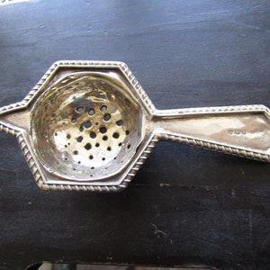 Sterling Tea Strainer