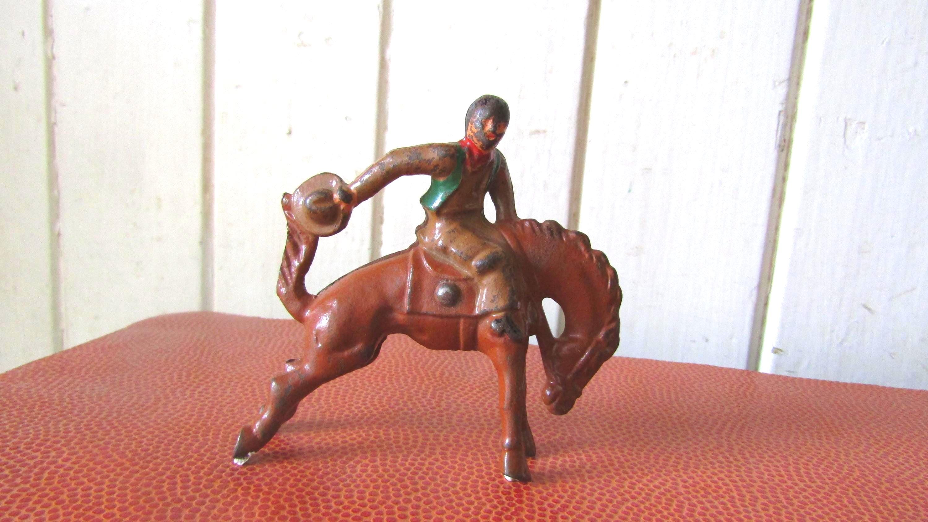 Plomb creux Western Cow boy avec fusil