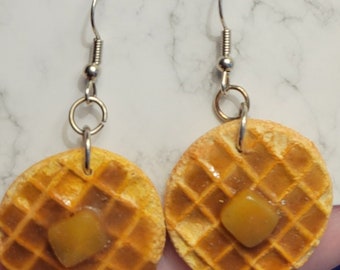 Waffle Earrings