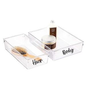Custom Bathroom Labels - FREE SHIPPING in US. - Custom Bathroom Stickers - Organize Bathroom! Cosmetic Labels