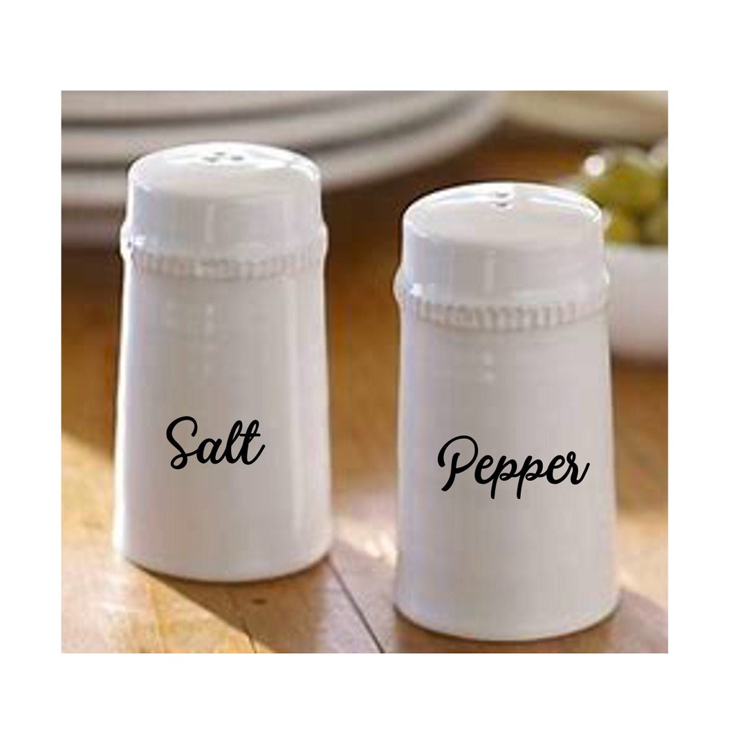 Salt & Pepper Label Set // Salt and Pepper Stickers // Salt and Pepper
