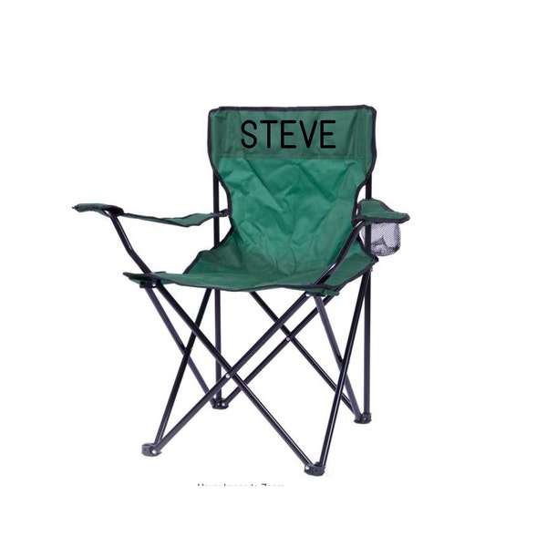 Custom Camping Chair iron on Labels - Camping Labels // Fabric Chair Labels // Canvas Chair iron on // camping chair decal