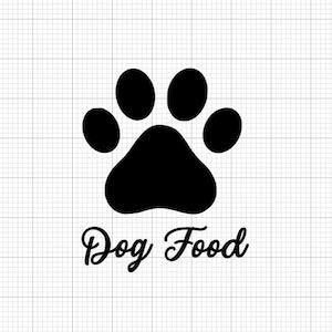 Adesivi per alimenti per cani // 4&quot; Custom // SPEDIZIONE GRATUITA negli Stati Uniti. - Etichetta Cestino - Adesivo per bidoni della spazzatura - Etichetta cibo per cani. Etichetta cane