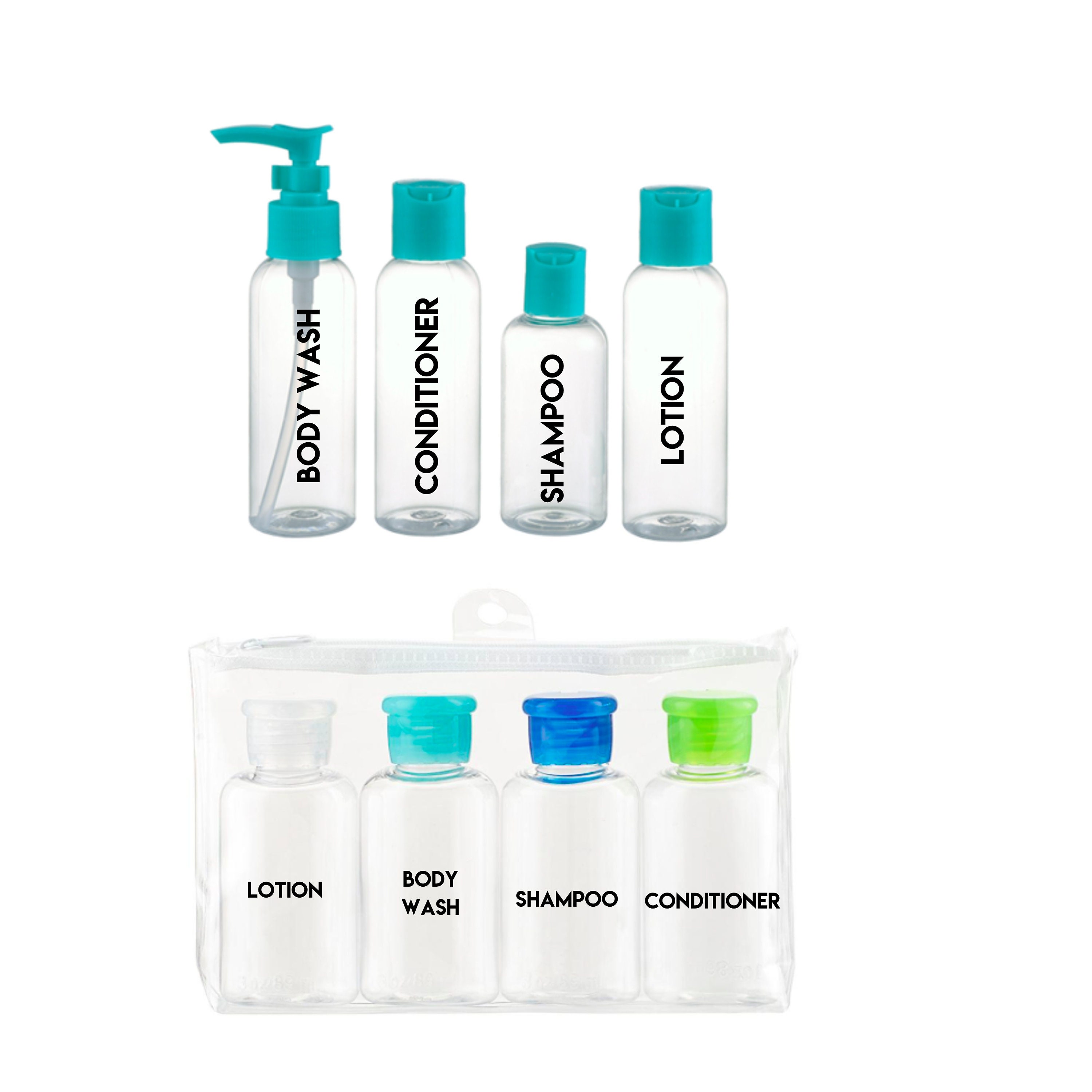 Set of 4 Labels for Travel Containers FREE SHIPPING in US. Etsy