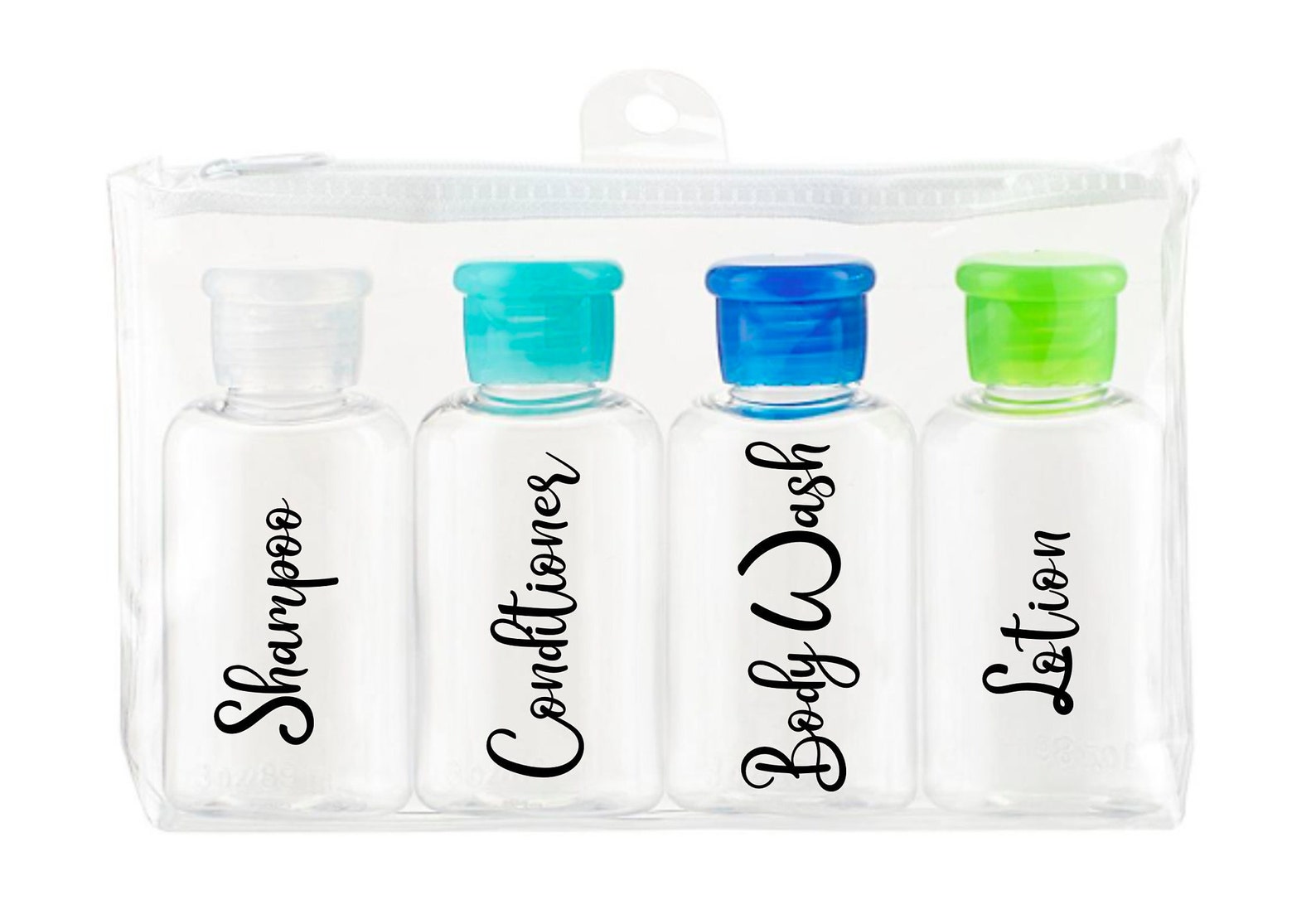 Set of 4 Labels for Travel Containers FREE SHIPPING in US. Etsy