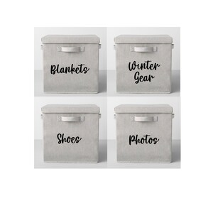 Custom iron on Labels - Custom Laundry Iron On  -  Cloth bin Labels - fabric basket labels - Cloth basket labels
