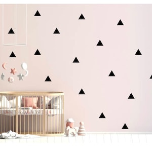 30 Triangle  Wall Decals - FREE SHIPPING in US - Decorate Your Wall - Nursery Wall Stickers - Triangle Decals