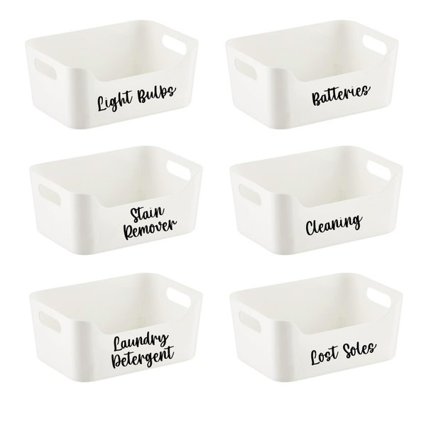 Custom Laundry Room Labels - FREE SHIPPING in US. -  Custom Utility Room Labels - Organization Labels