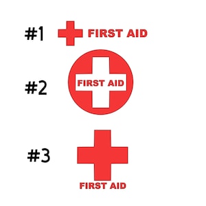 First Aid Label // First Aid Sticker // First Aid // - Etsy