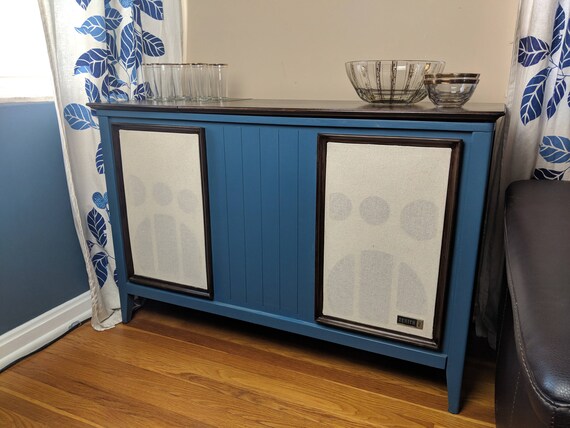 Vintage Stereo Console Zenith Stereo Console Vintage Stereo Etsy