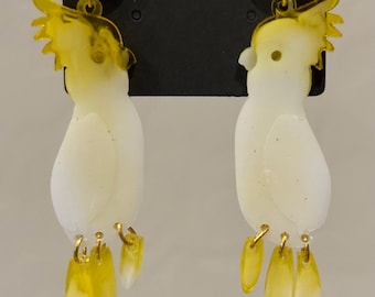 Fancy Parrot Dangle Earrings