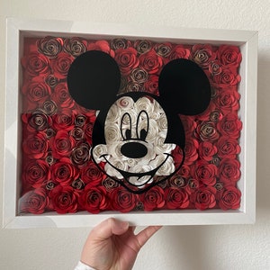 Disney Paper Flowers, pudełko cieni Myszki Miki