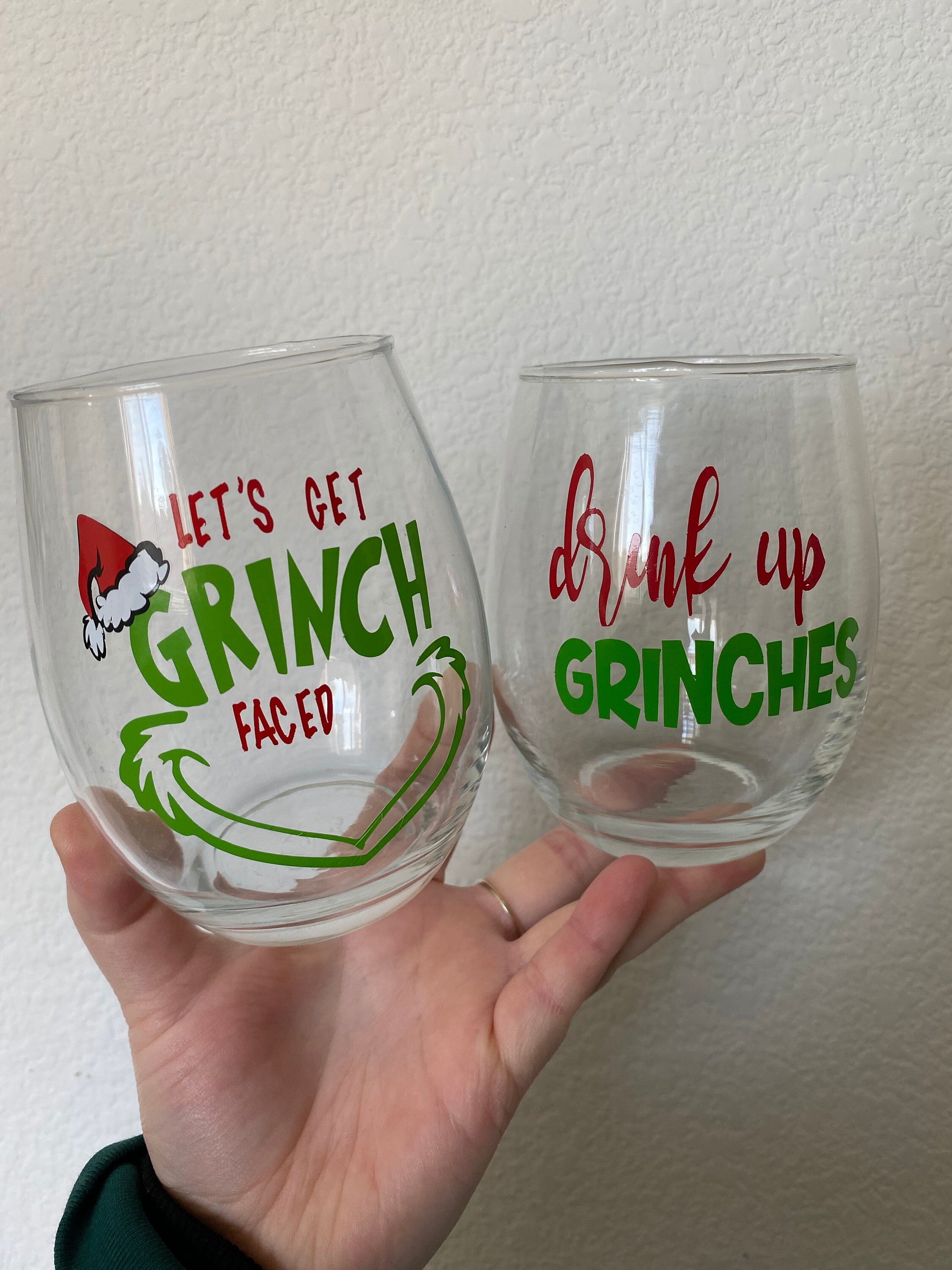 Grinchmas Wine Glasses (SET OF 2)