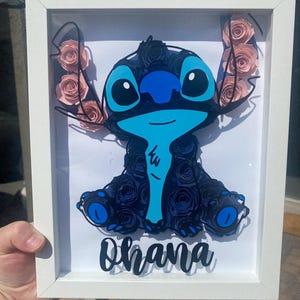 Character Shadow Box, Paper Flowers
