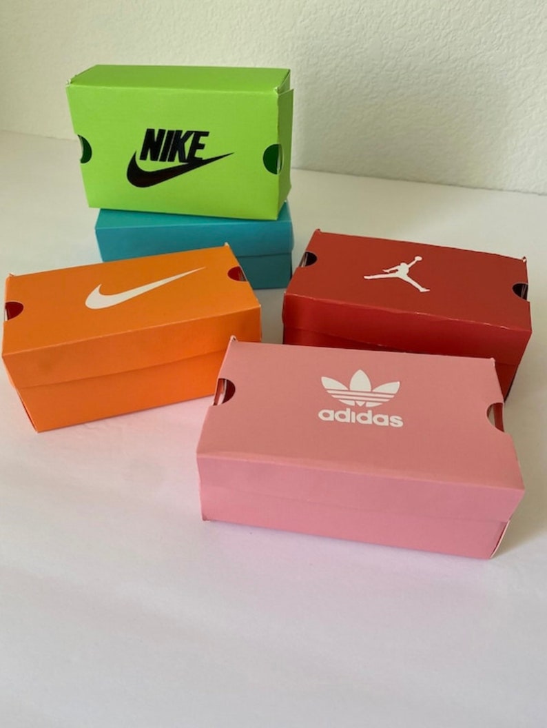 Custom Paper Shoe Box Gift Box Party Favors Set of 12 Etsy