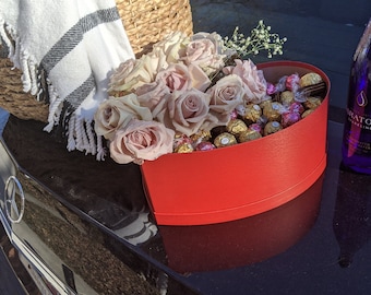 LARGE Luxe Flower + Chocolate Box