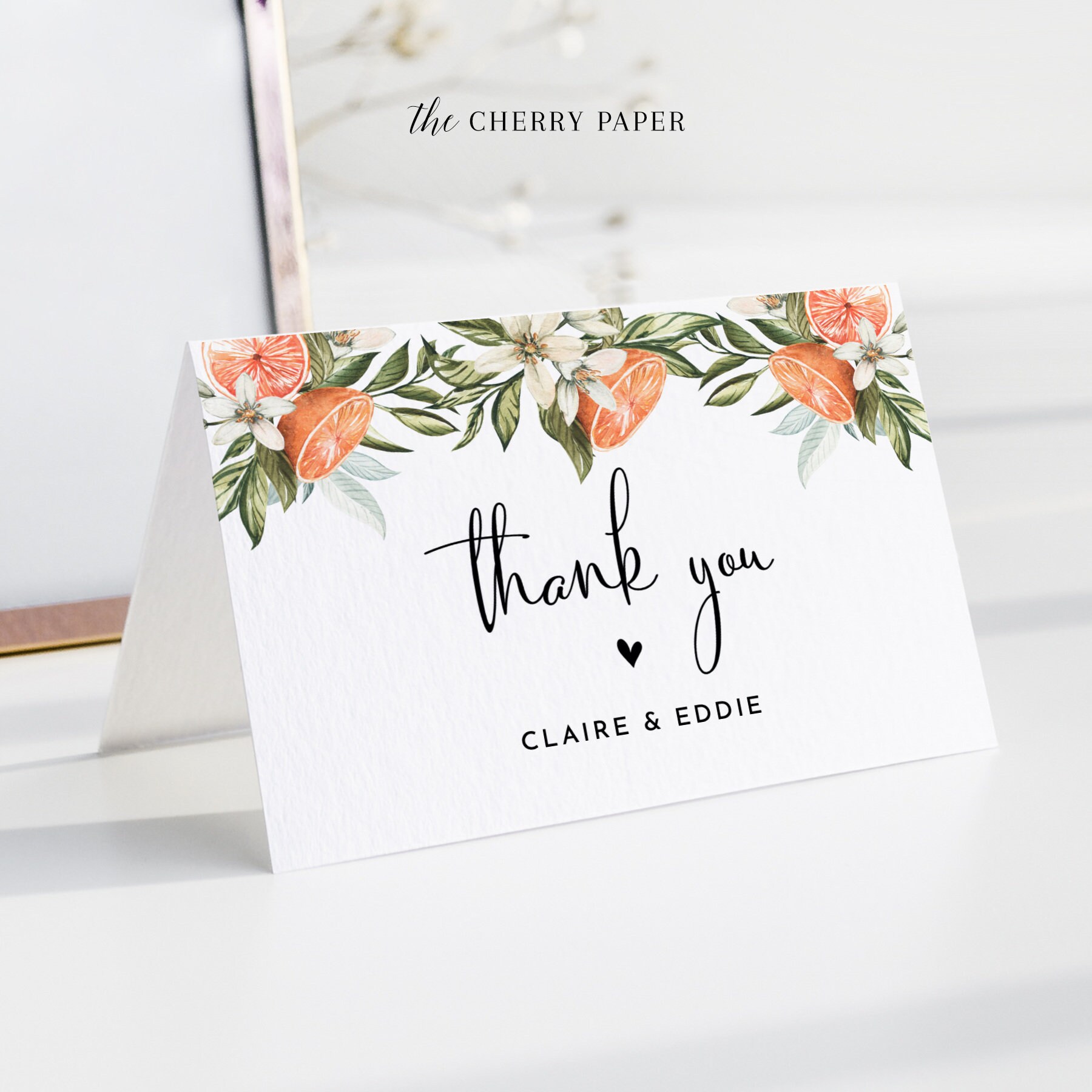 editable-orange-thank-you-card-tented-folded-card-citrus-etsy