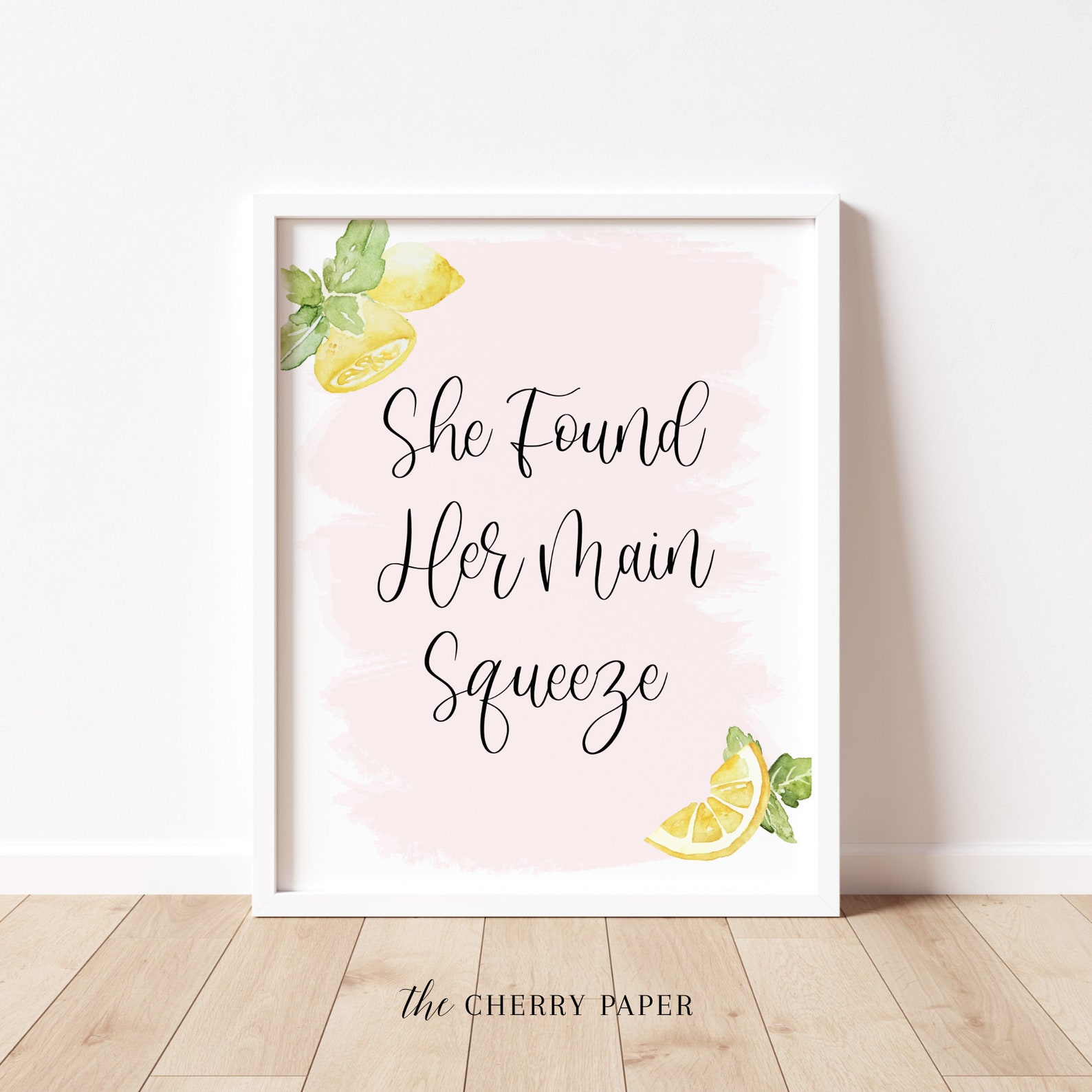 she found her main squeeze bridal shower