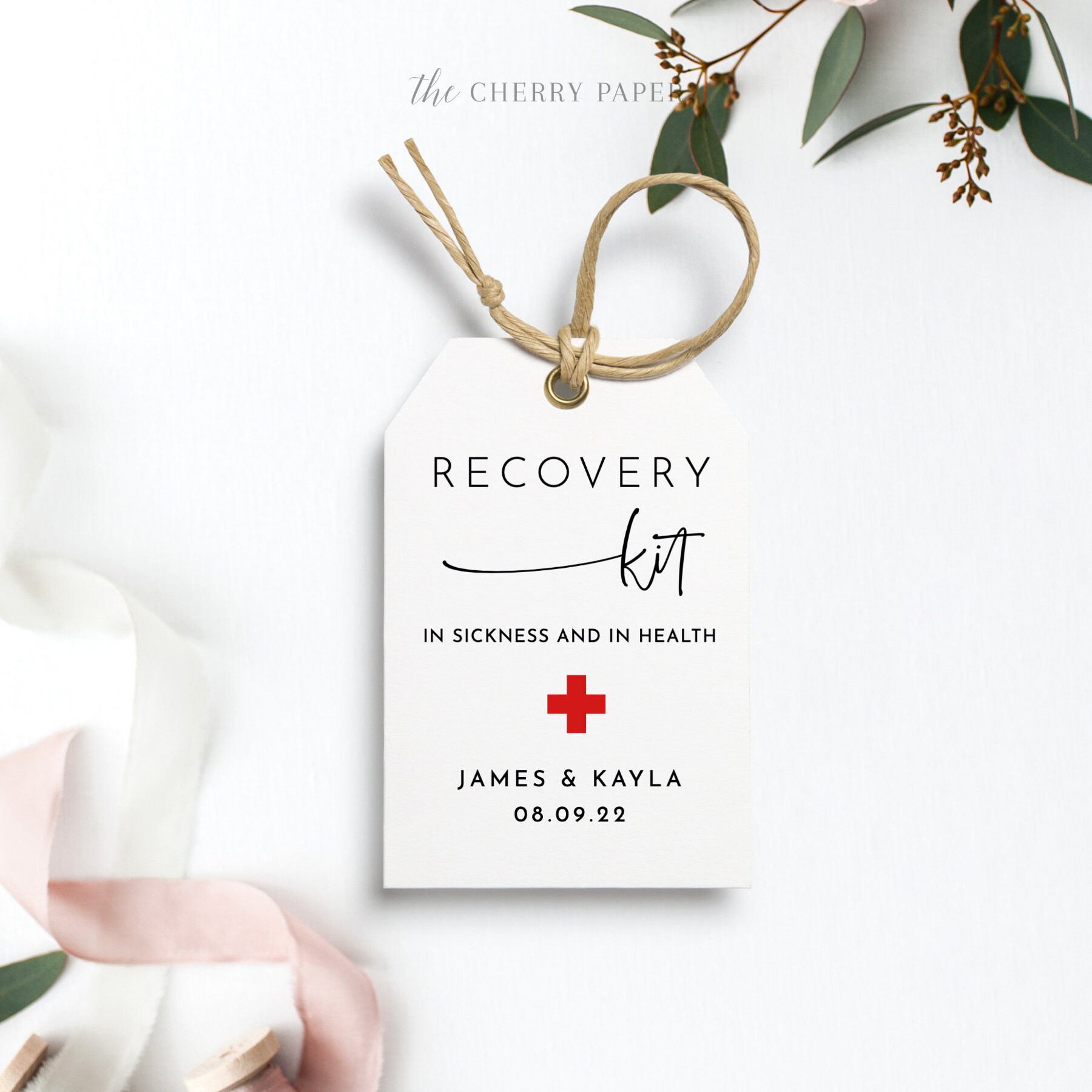 Editable Recovery Kit Tags Wedding Hangover Kit Tag Template | Etsy
