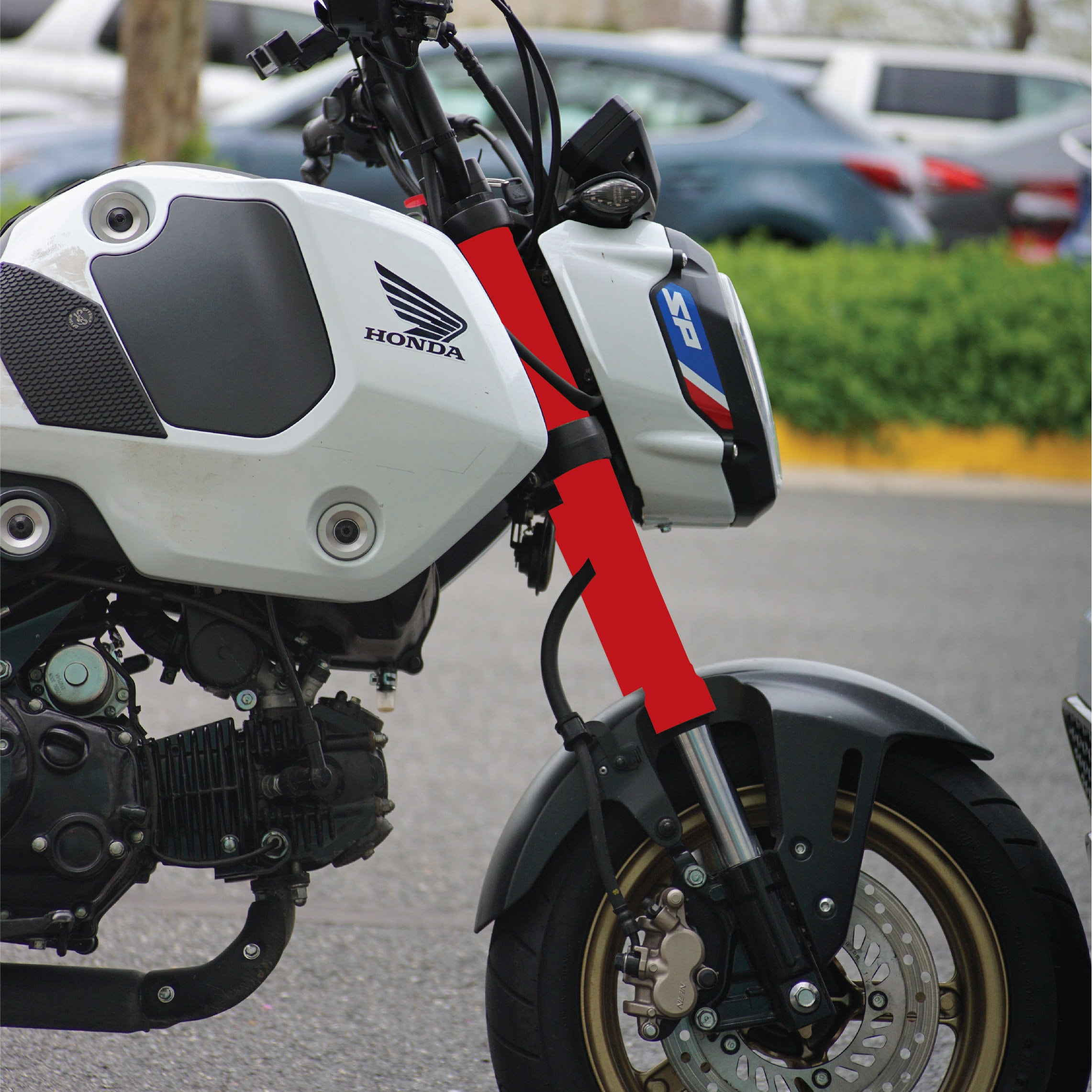 Honda grom fork wrap hotsell