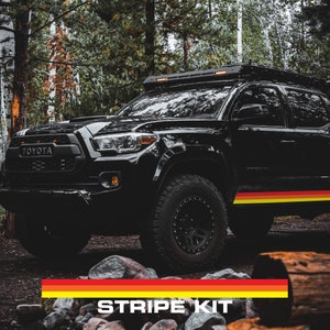 Rocker Panel racing stripes || Toyota Racing || Baja Stripes || Universal Vinyl Wrap pattern || Rocker Panel Wrap Kit