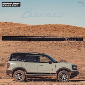 Bronco Sport Stripes || Ford Racing || Heritage Ford || Universal Vinyl Rocker Panel || Rocker Panel Wrap Kit || Ford bronco decal