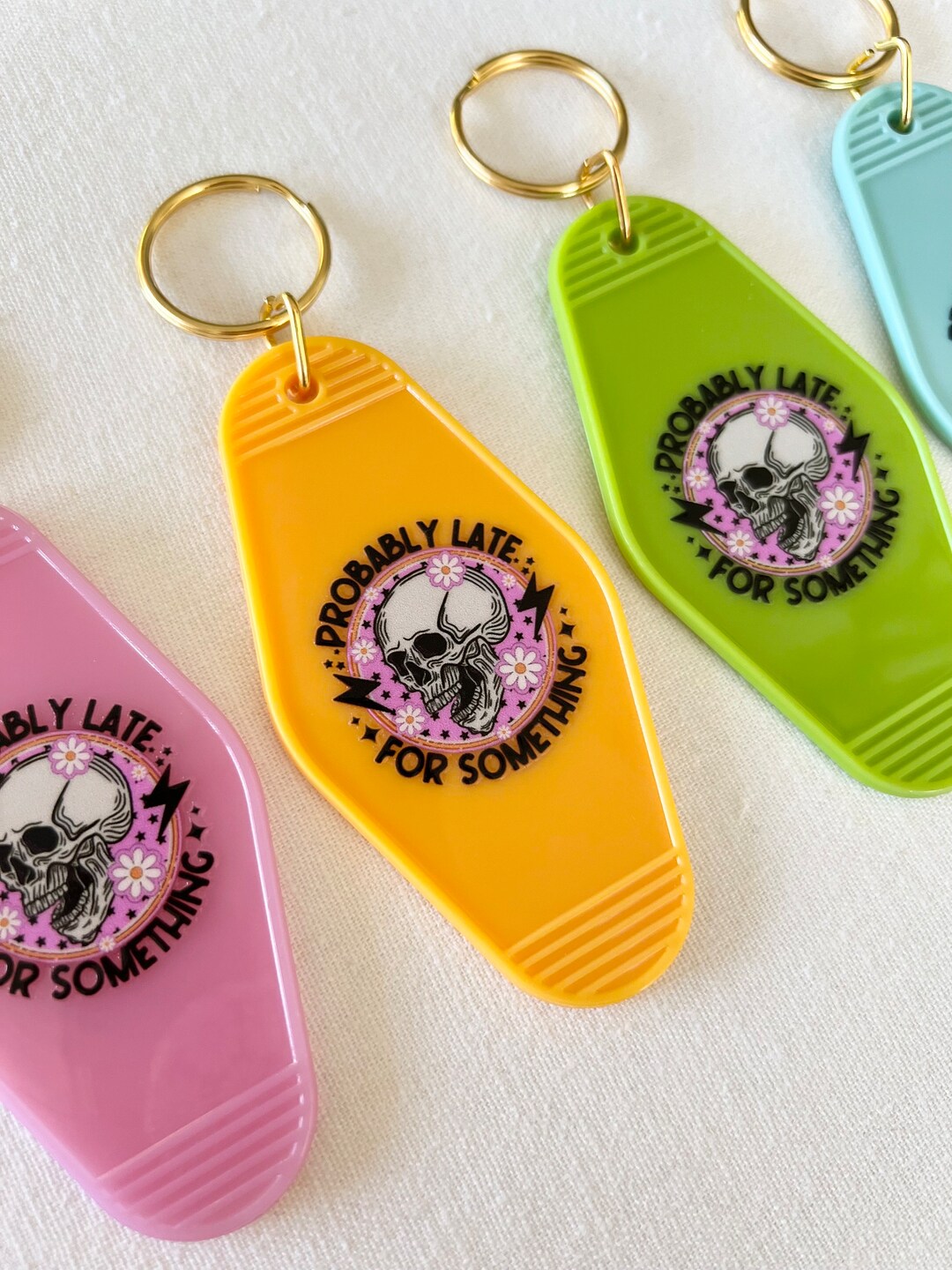Hotel Keychain Retro Hotel Keychain Halloween Hotel Etsy