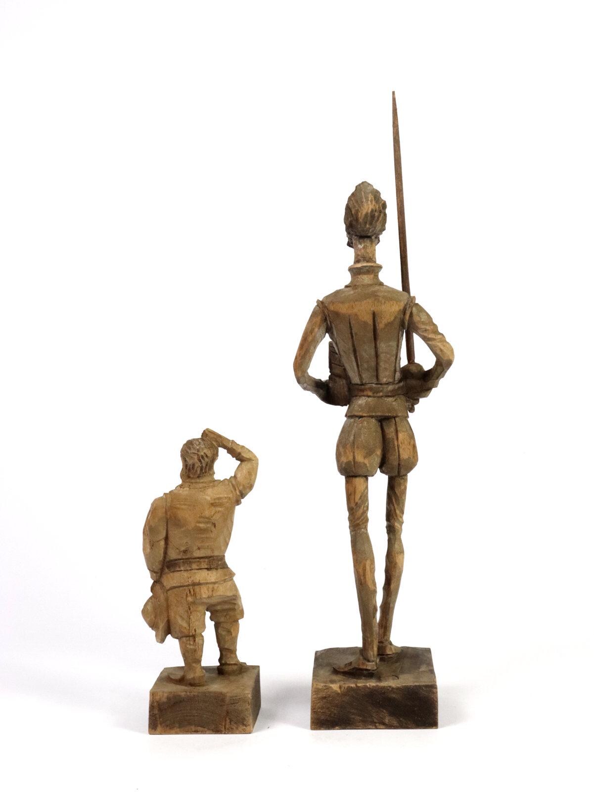 オウロの彫刻 ドン・キホーテ 581 とサンチョ・パンサ 702 - Etsy 日本