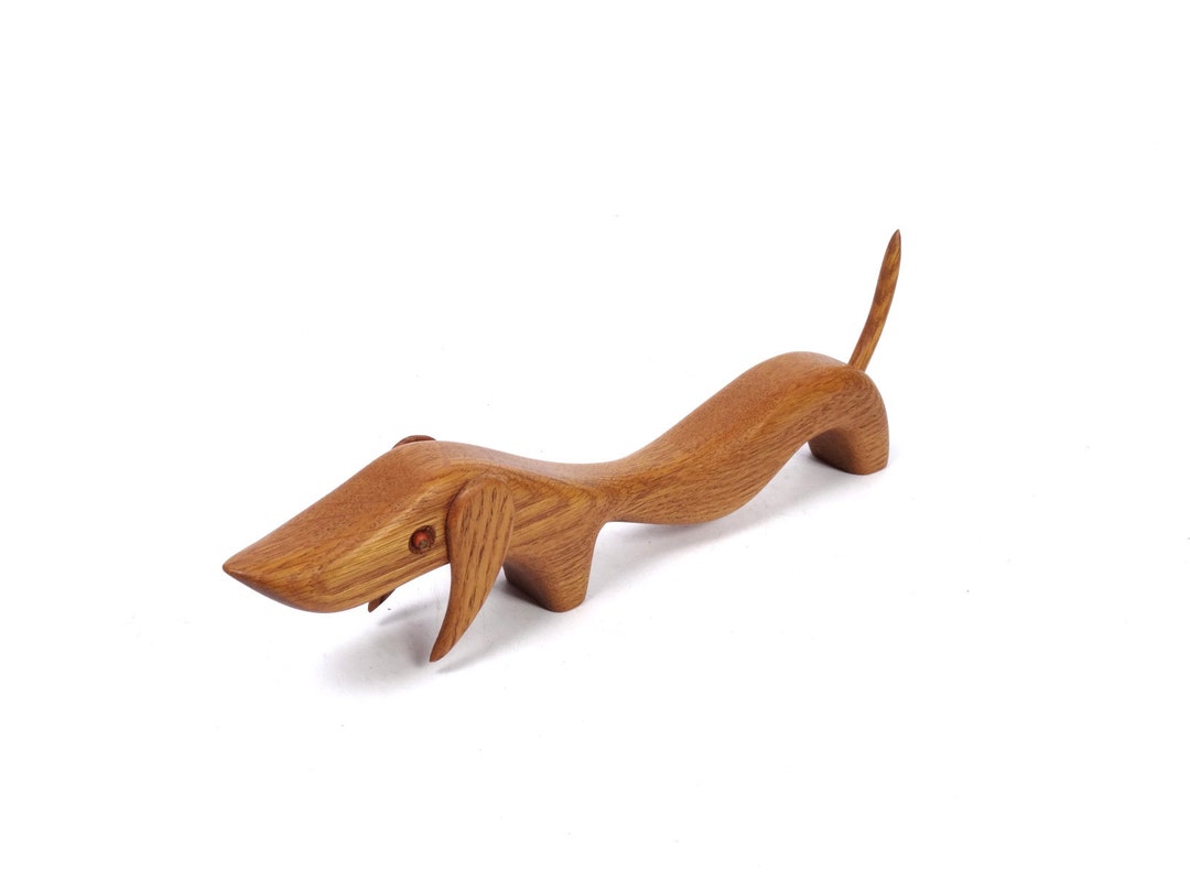 Dachshund Sculpture in Danish Design Style Etsy