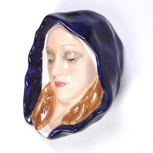 Art Deco Madonna Wall Mask by Goebel