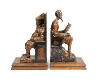 Ouro 94-A Bookends Don Quixote and Sancho Panza