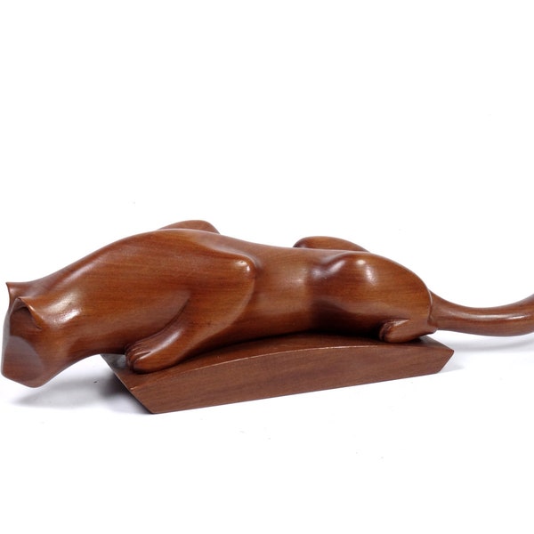 Danish Design Crouching Panther Sculpture