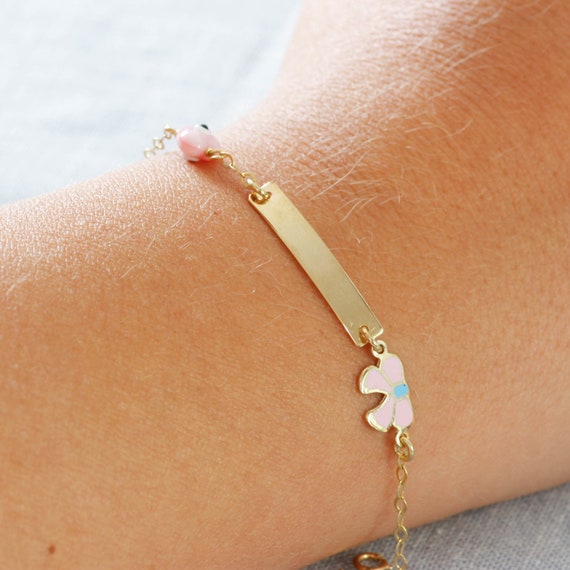 Etsy baby shop name bracelet