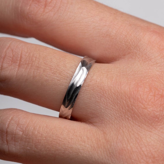 Sterling Silver Hand Hammered Stack Rings -Sizes 5-10 Sterling Silver Hand Hammered Stack Rings -Sizes 5-10
