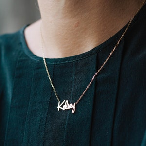 Personalized Jewelry - Name Necklace Gold 14K - Custom Kids Name Necklace - Gift for Mom Kyklos Jewelry - GN00031