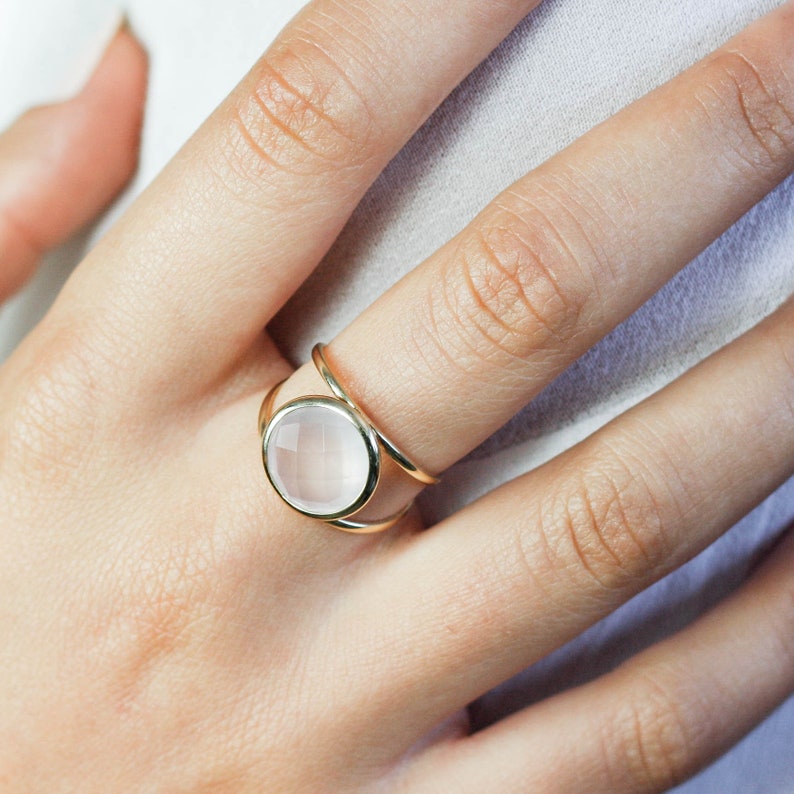 rose quartz promise ring rose quartz promise ring